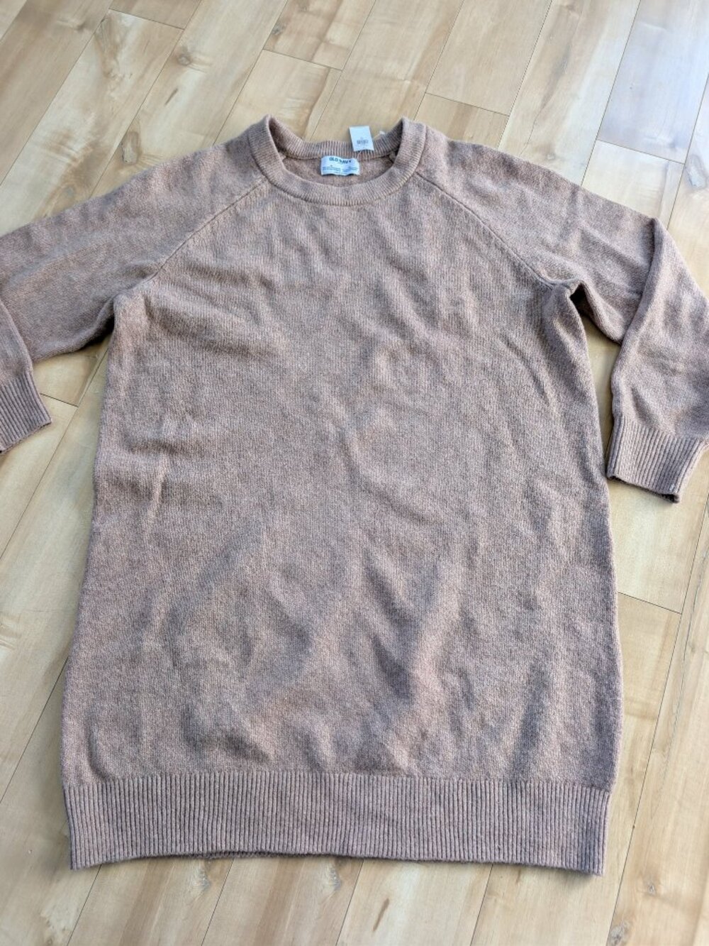 Old Navy SoSoft Knit Sweater Dress Driftwood Heather XL NWT